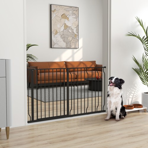 Pawhut dog gate - gate, wide
