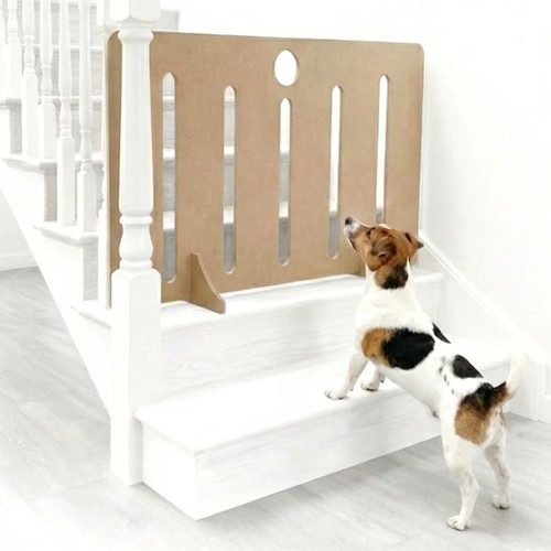 Dog stopper for stairs gate - stairs,